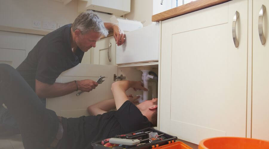 Professional burst pipe repair services in Russell, AR